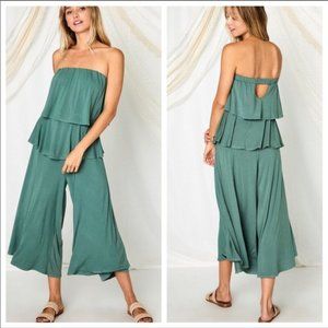 ces femme Women's Sleeveless Wide-leg Jumpsuit